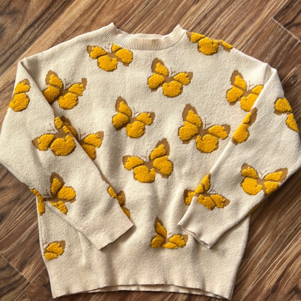 Butterfly Pullover Sweater